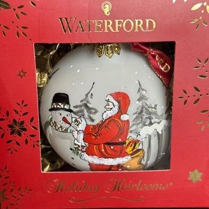 Rare Waterford Santa Ornament - 2017